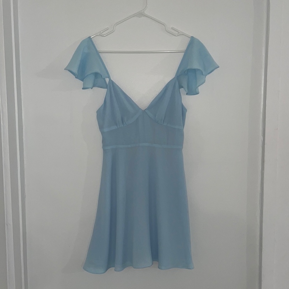 NWT Revolve baby blue dress size XS